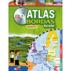 Atlas Bordas Ecole avec CD-ROM (PC & Mac)