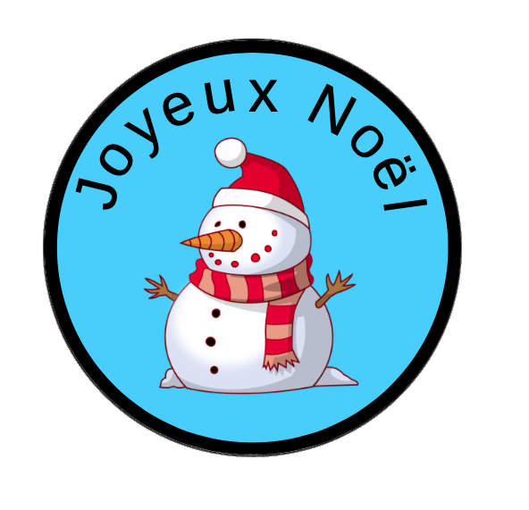 J Aime La Papeterie Joyeux Noel Sticker