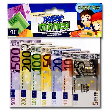Beaucoup Billets De Banque D'euro Et De Dollar Et Maison De Jouet